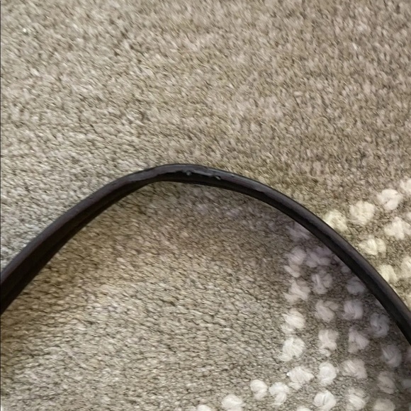 Nine West Handbag Brownish/Black Medium Size Fringed Bag w/Brass Hardware. - Picture 12 of 12